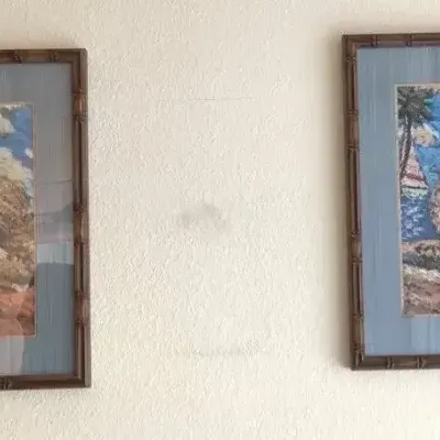 Pair Of Tropical Framed Prints