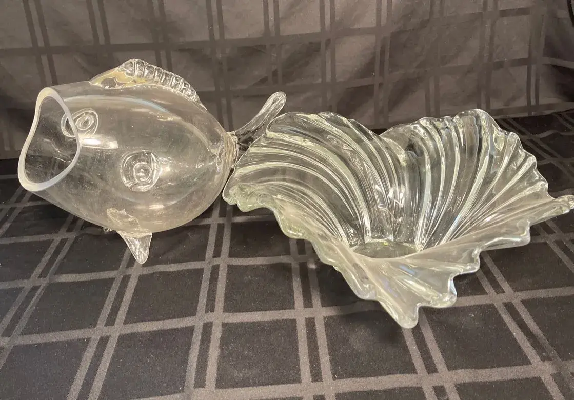 Glass Fishbowl and Serving Bowl