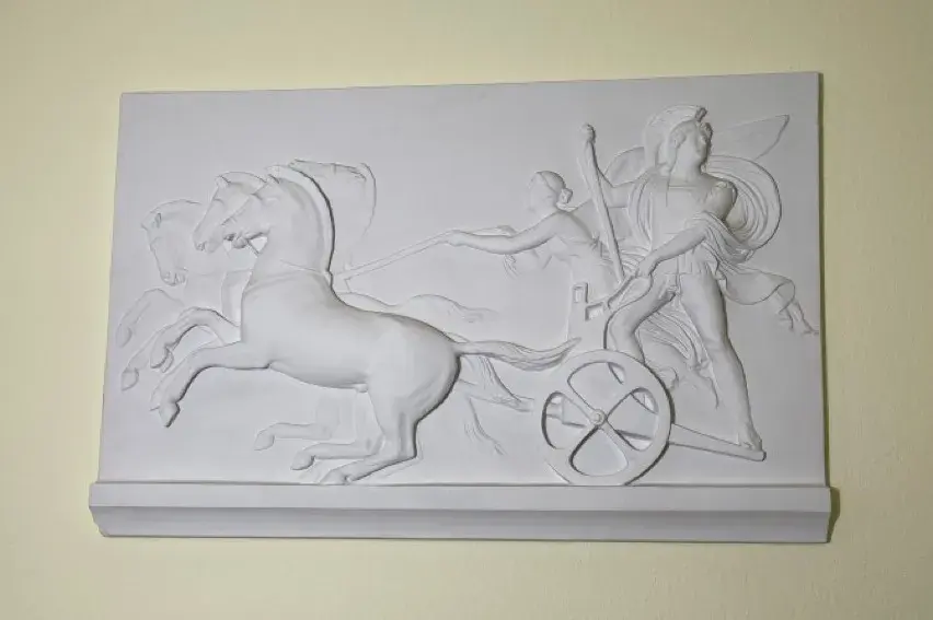 Plaster Based Relief Reproduction Of Alexander The Great