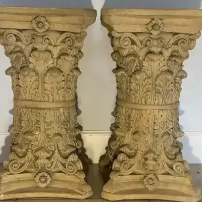 Corinthian Table Base Set Of 2