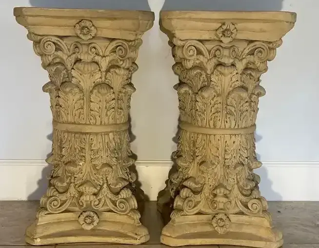 Corinthian Table Base Set Of 2