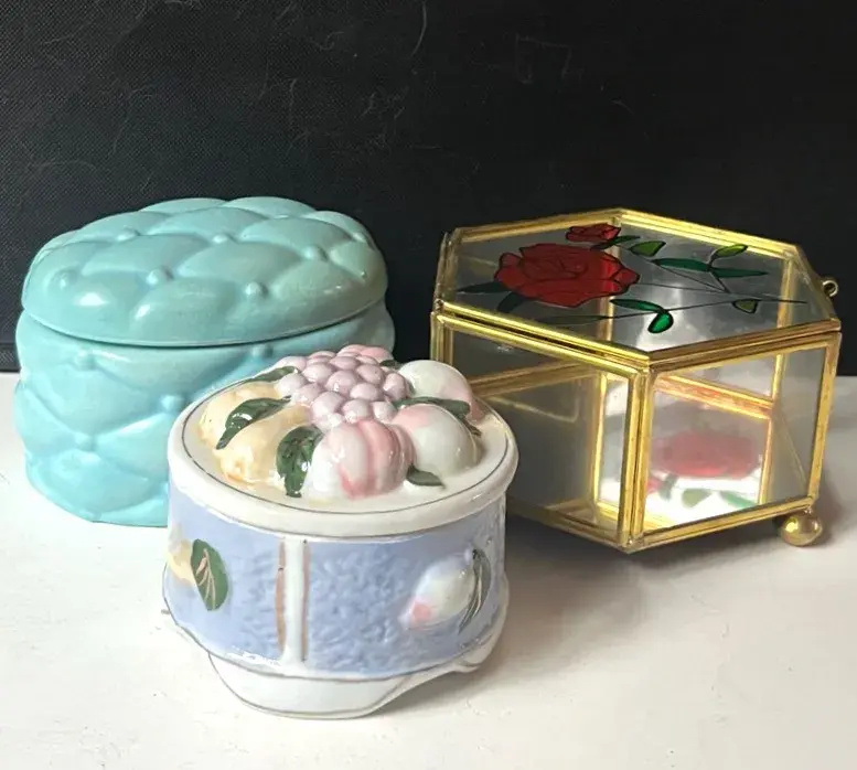 Three Trinket Boxes