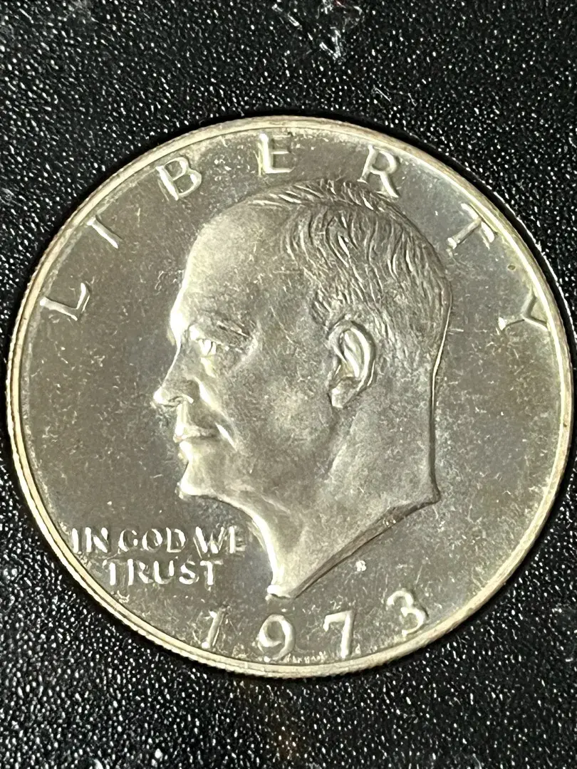 Eisenhower Proof Silver (40%) Dollar, Cased