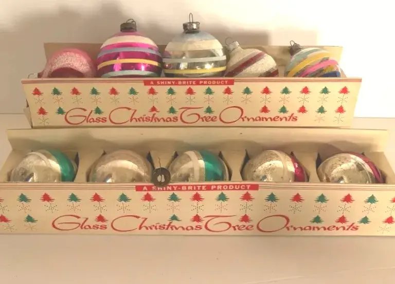 Shiny-Brite Vintage Ornaments, Vintage (10)