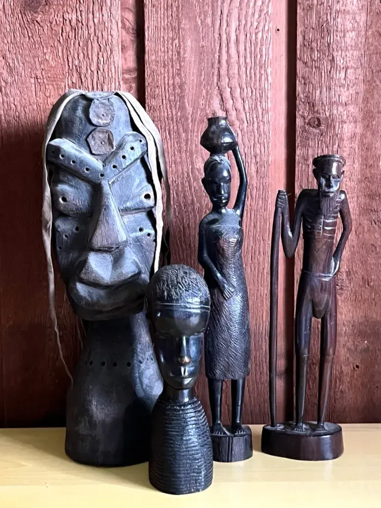 East African Ebony and Ironwood Figural Sculptures