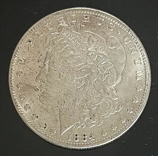 1884 Carson City Mint Morgan Silver Dollar