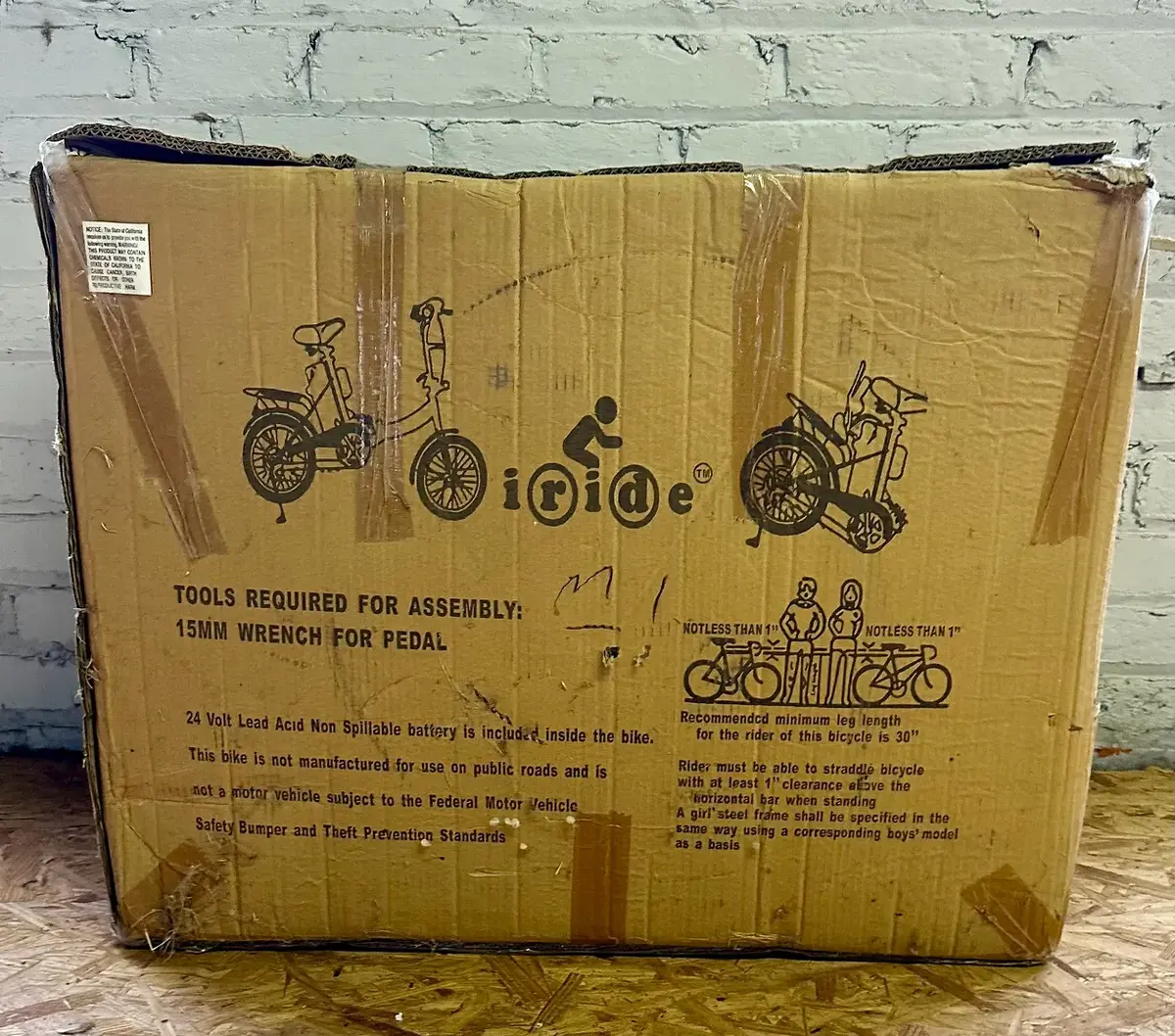 I-ride Foldable E-bike 