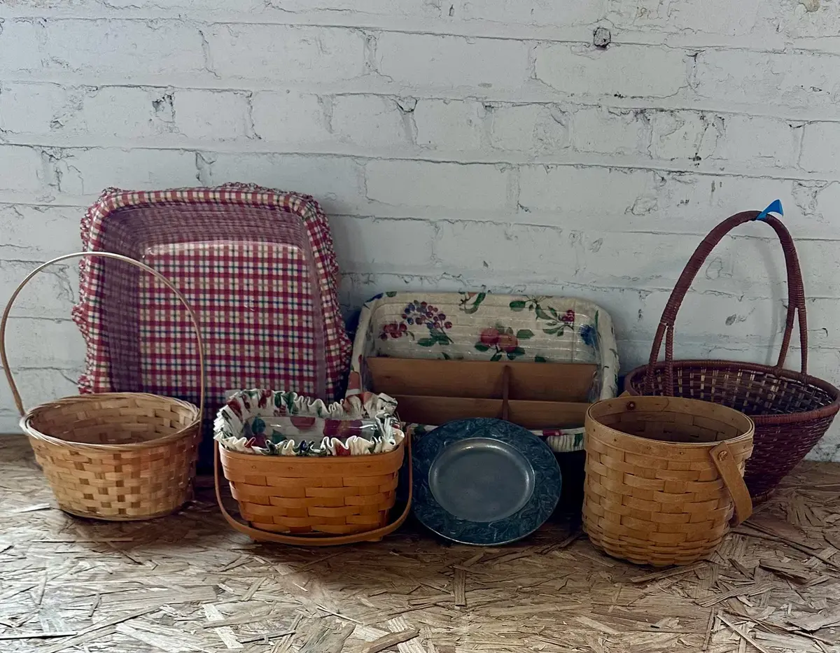 Longaburger Hand Woven Baskets And Others