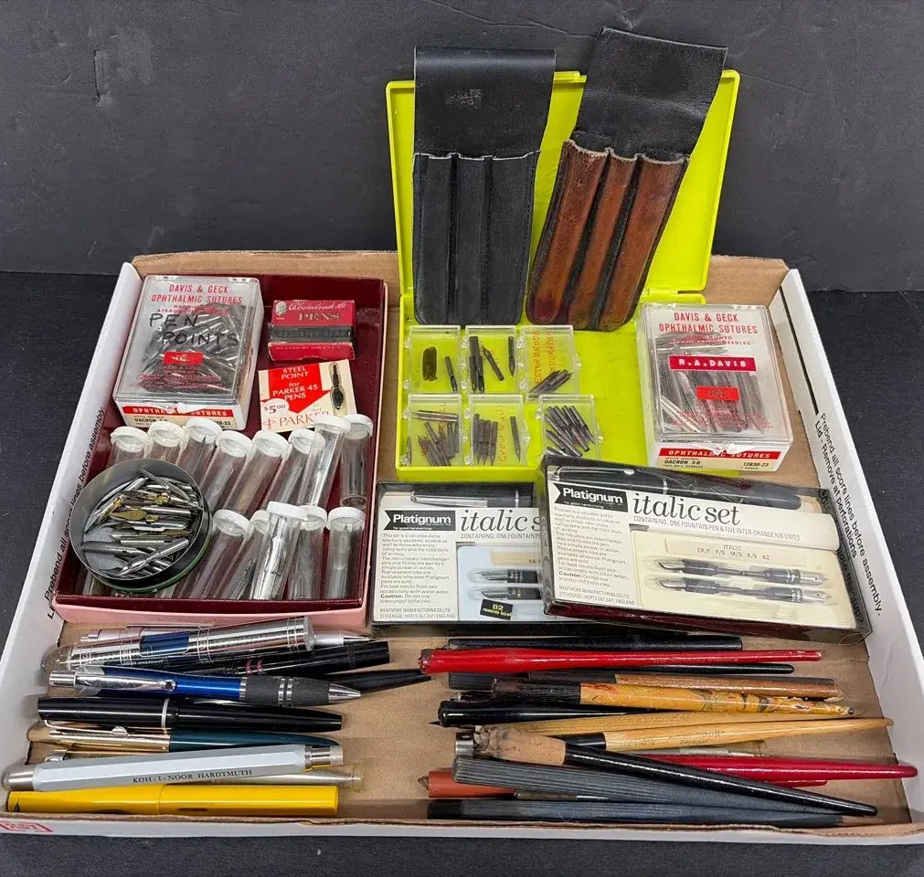 Calligraphy Pens, Nibs And Accessories, Large Collection