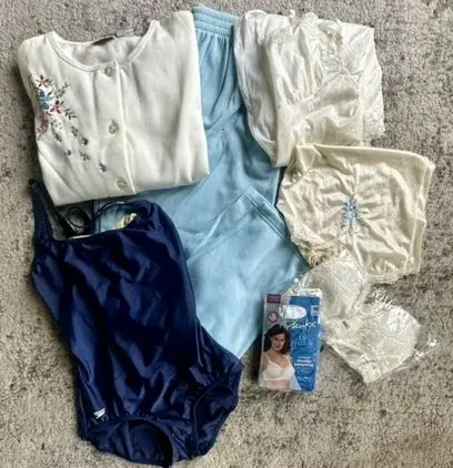 Ladies Clothing & Undergarments, w/ Vintage Slips, NWT Speedo Bathing Suit, NWT Jaclyn Smith Set +++