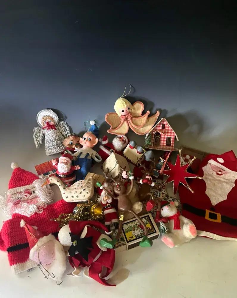 Vintage Christmas Ornaments, Some Japanese 
