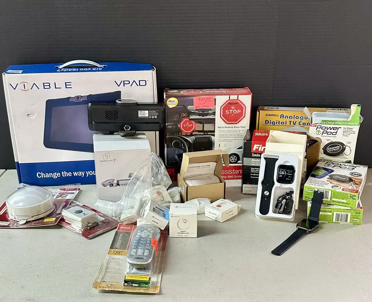 Smartwatches & Home Safety Products, Viable VPad, Plus Other Electronics and Accessories