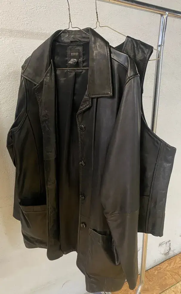 Leather Jacket And Vest 