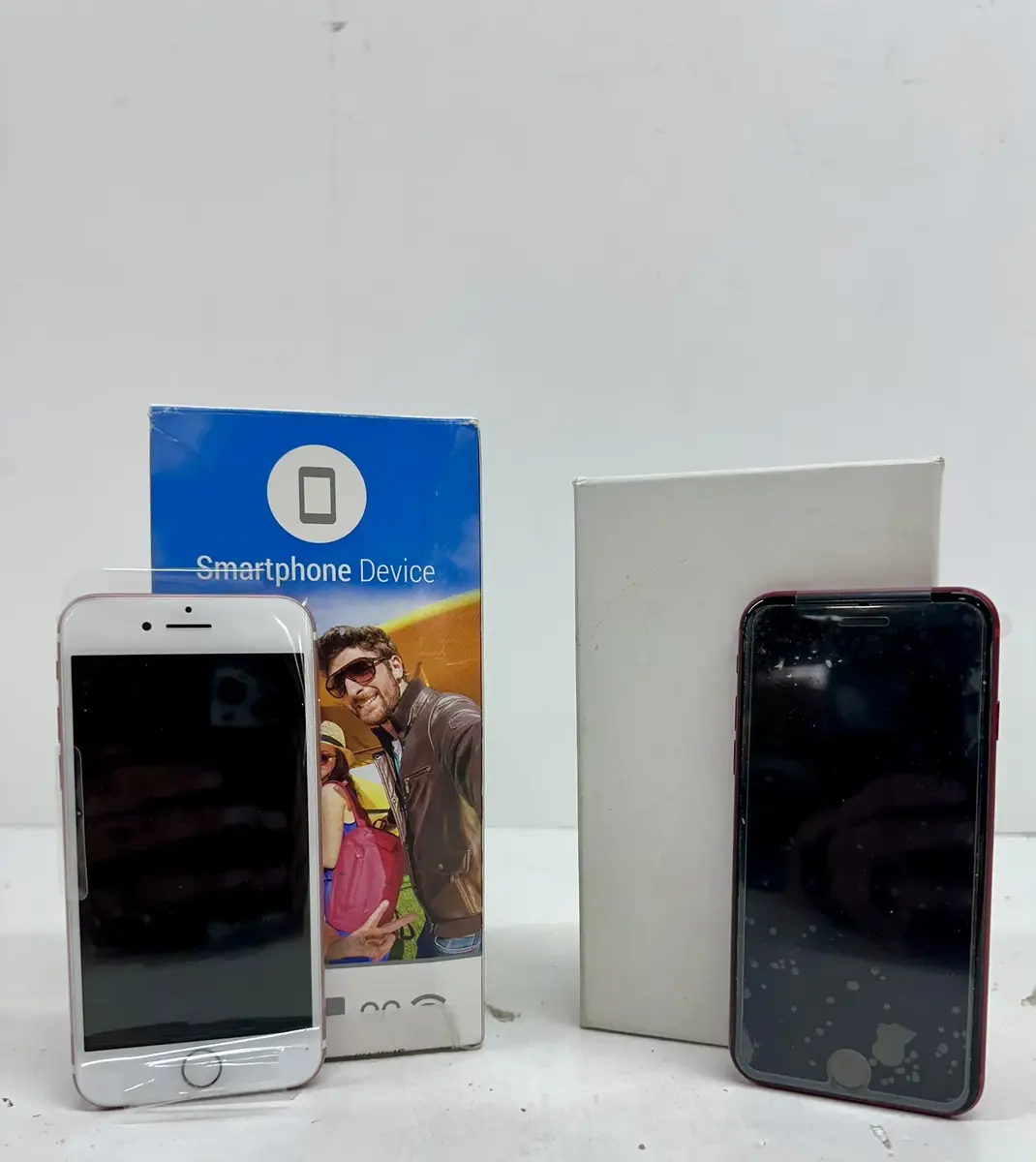 iPhones - iPhone 8 Product Red Special Edition, iPhone 7 Pre-owned in Rose Gold, Both w/ Boxes & Pkg
