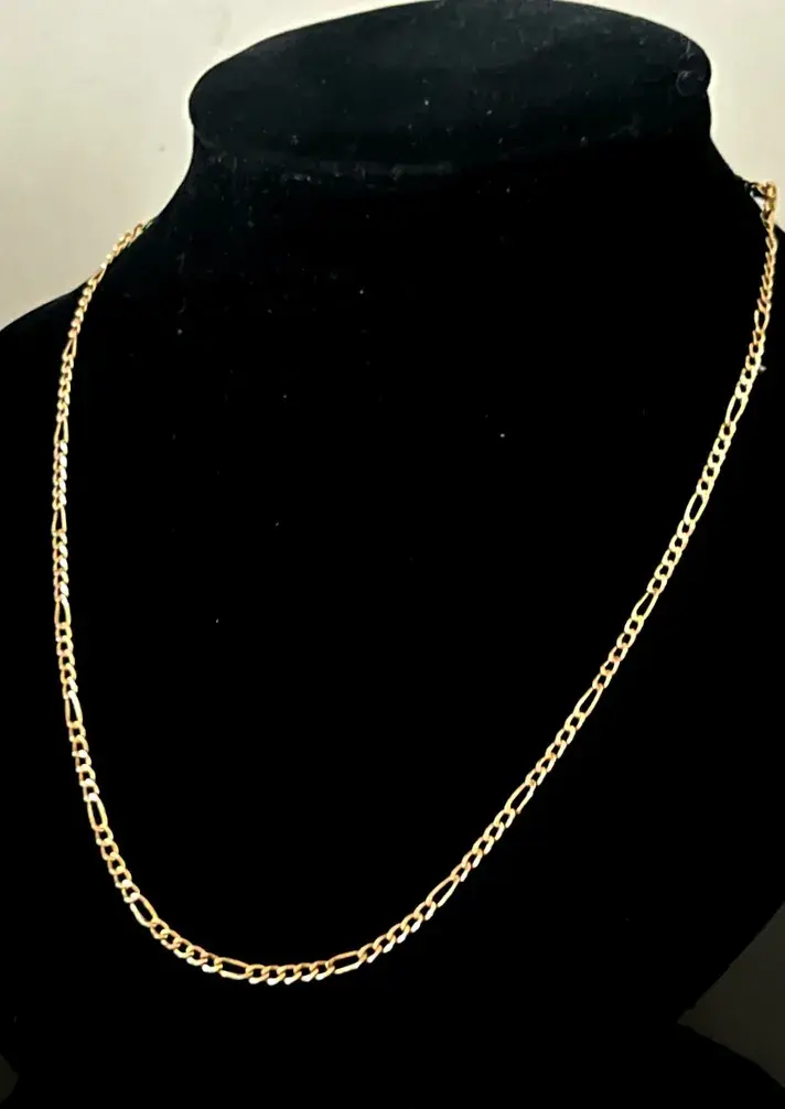 14K Yellow Gold 5:1 Figaro Chain 
