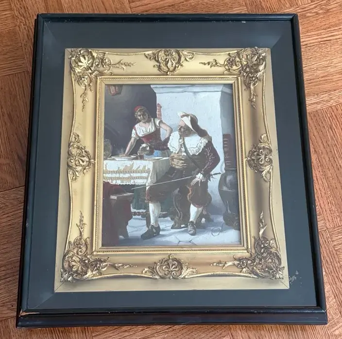 Early 1900s Oleograph By Ruehl Manufacturing Co., Cincinnati