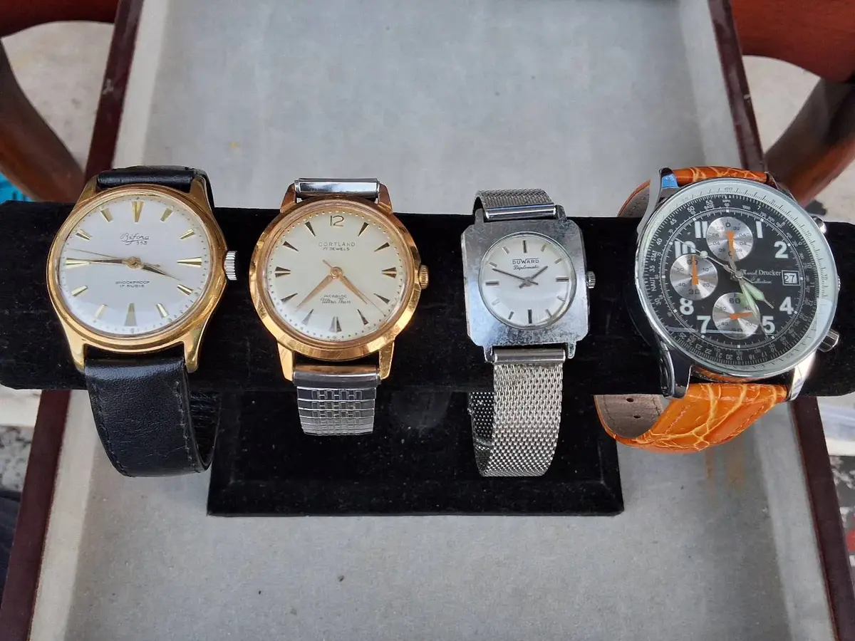 Vintage Bifora, Cortland, Duward & Marcel Drucker Wristwatch Lot