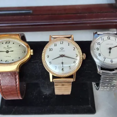 Vintage De-Coven, F&R & Cortland Swiss Wristwatch Lot