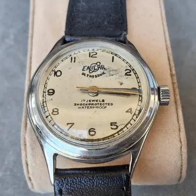 ENICAR Ultrasonic 17-Jewel Vintage Wristwatch 