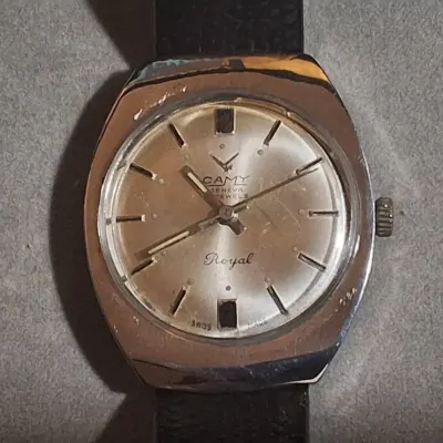 Vintage CAMY Geneva Royal 17 Jewels Swiss Wristwatch 