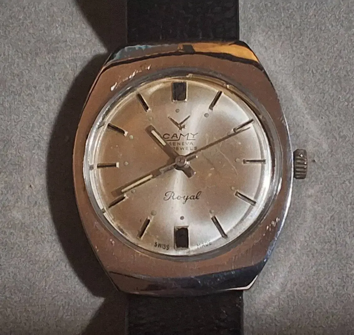 Vintage CAMY Geneva Royal 17 Jewels Swiss Wristwatch 
