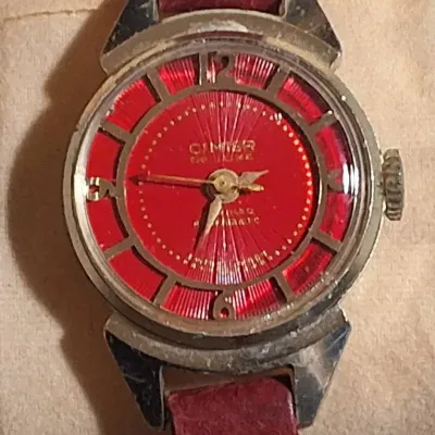 CIMER De Luxe mechanical wristwatch.