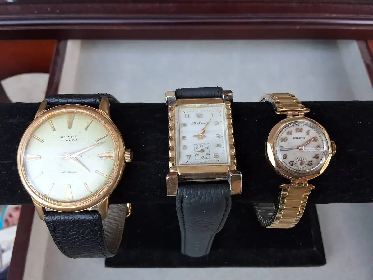 Vintage Royce, Bolero & Everts Mechanical Wristwatch Lot