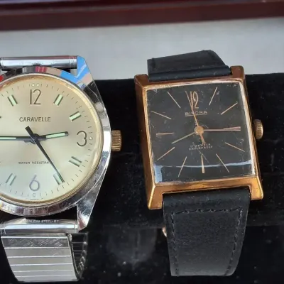 Caravelle Water Resistant & Bifora 17 Jewel Wristwatch Lot 335