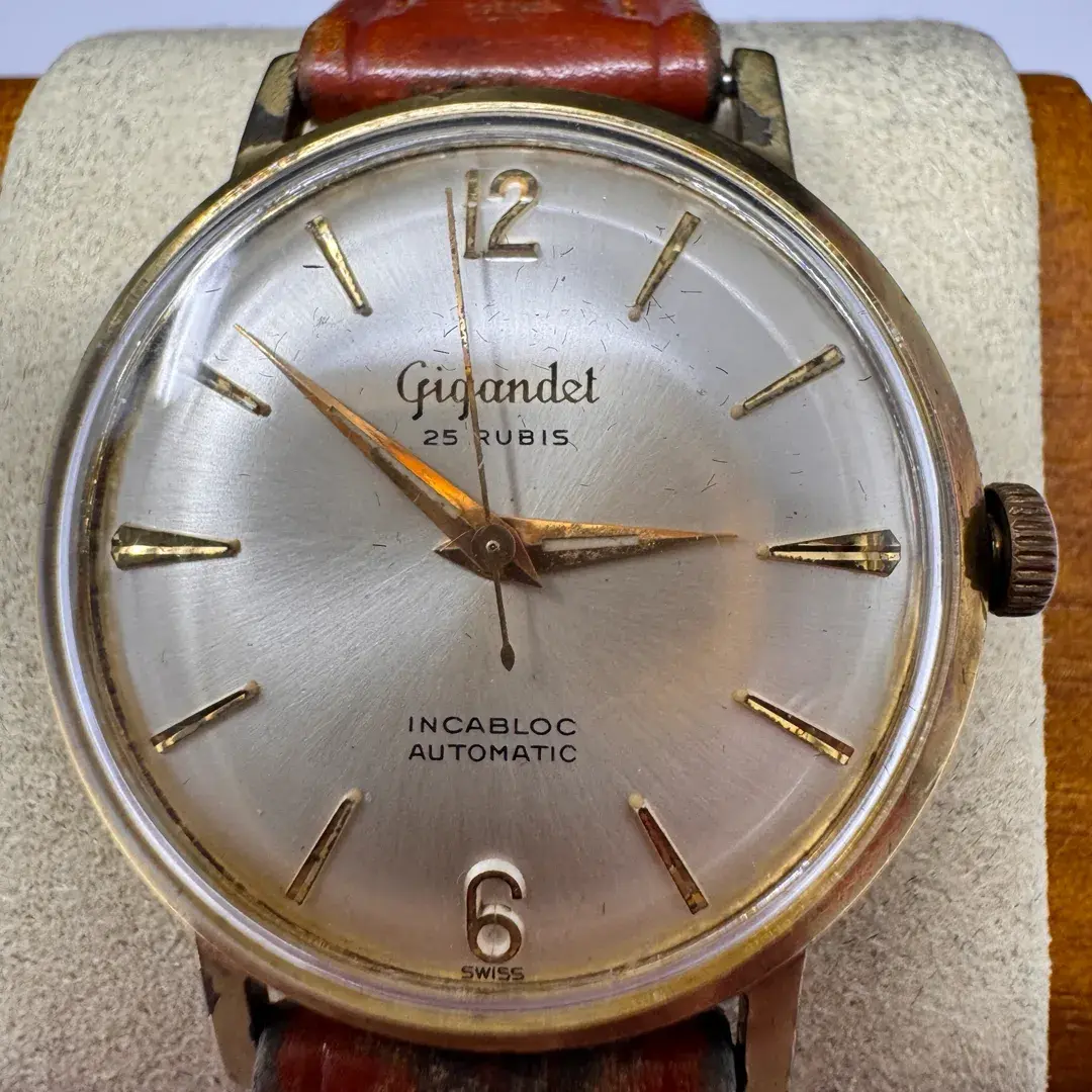 Vintage Gigandet 25 Rubis Incabloc Automatic Men’s Swiss Wristwatch