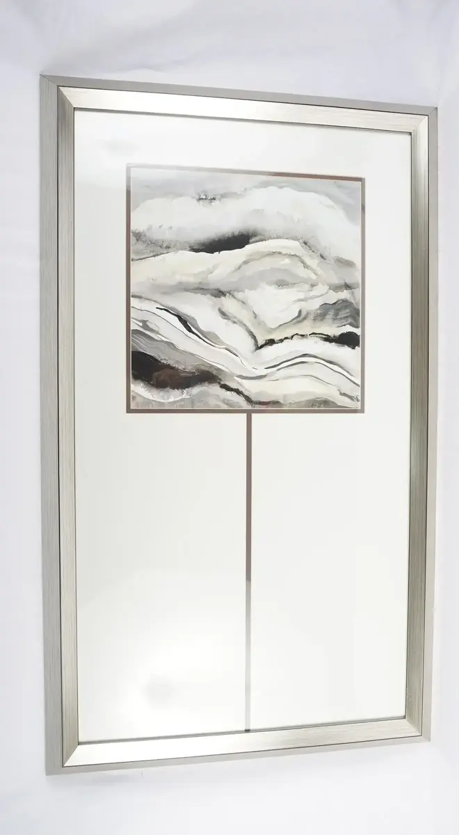 "Crystalline II" Framed Abstract Wall Art by Loreth, Paragon Picture Gallery