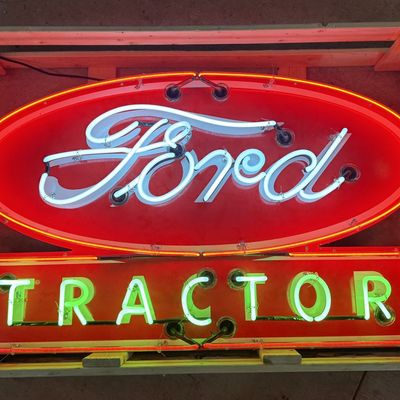 Sale Photo Thumbnail #115: Ford Tractor Neon Advertising Sign