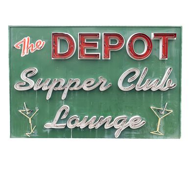 Vintage 12' Depot Supper Club DS Neon Sign