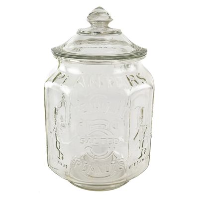 Vintage Planters Pennant 5 Cent Display Jar