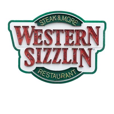 Vintage 10' Western Sizzlin SS Neon Sign