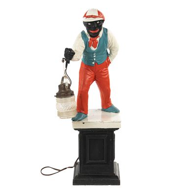 Sale Photo Thumbnail #120: Antique Cast Iron Lawn Jockey
