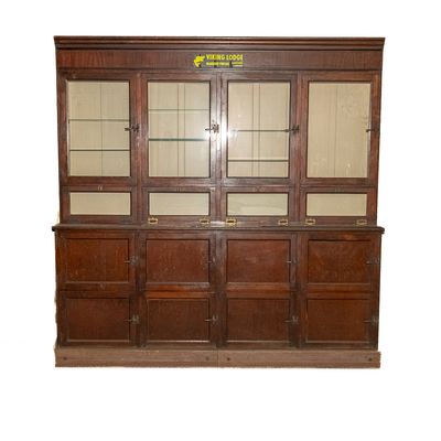 Vintage Wooden Barback / Record Display Cabinet