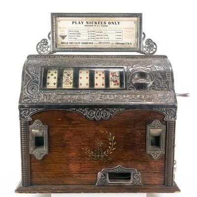 Antique Mills Superior Poker Reel Trade Stimulator