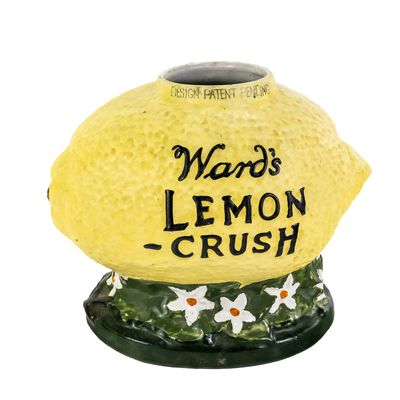 Ward's Lemon Crush Ceramic Syrup Dispenser Body