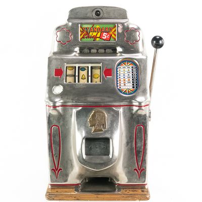 Jennings 5 Cent "Standard Chief" Slot Machine