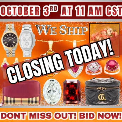 For more information and to place your bids, kindly visit us at https://garnetgazelle.hibid.com/ BID NOW!