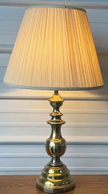 Traditional Brass Table Lamp