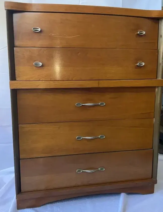 Mid Century Walnut Dresser