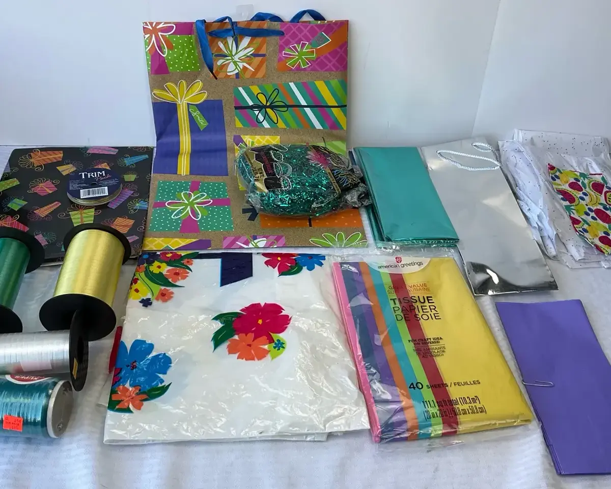 Gift Wrap Ribbon Supplies