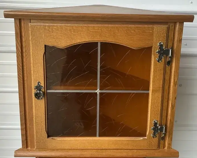 Oak Display Cabinet