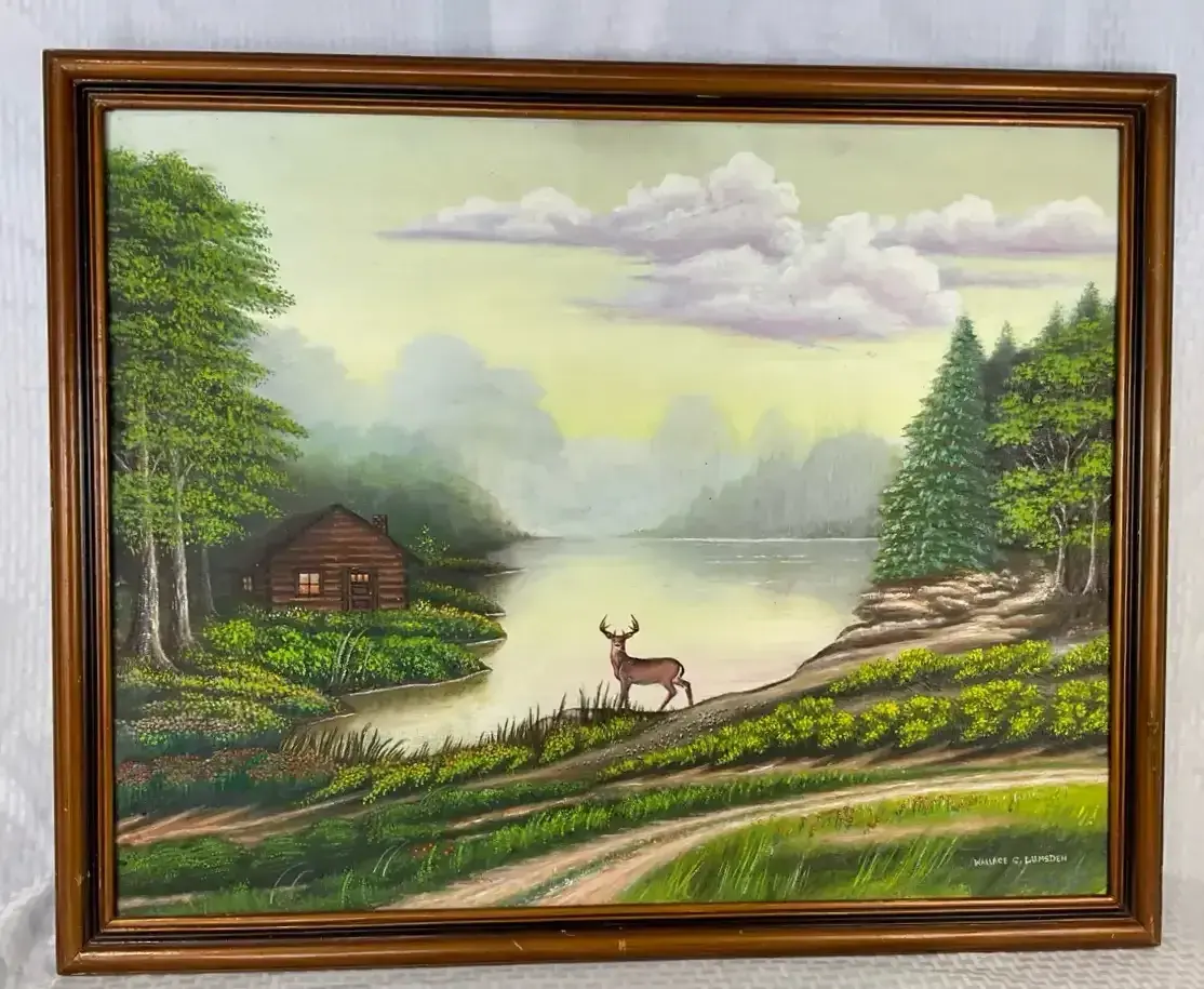 Wallace Lumsden Lake Painting