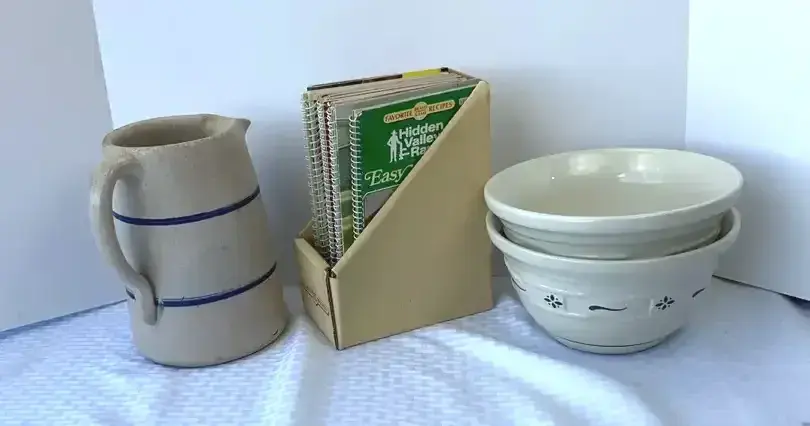 Longaberger Pottery and Farmhouse Pitcher