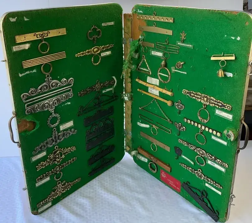 Ornate Brass Banner Hangers