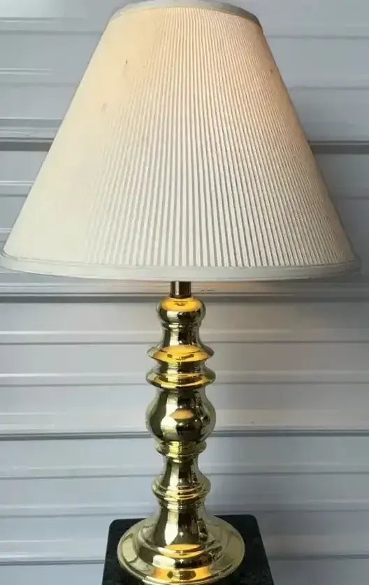 Brass Turned Table Lamp