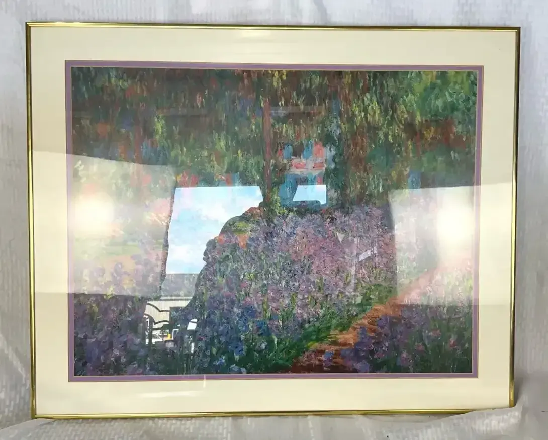 Monet Artist's Garden Print