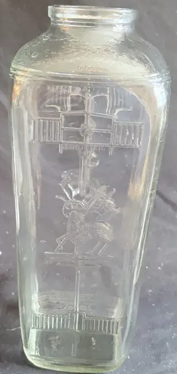 Vintage Agnus Dei Holy Water Jar #2